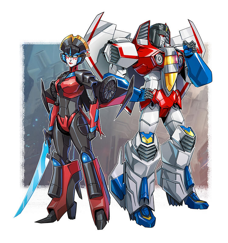 TAAO Windblade and Starscream